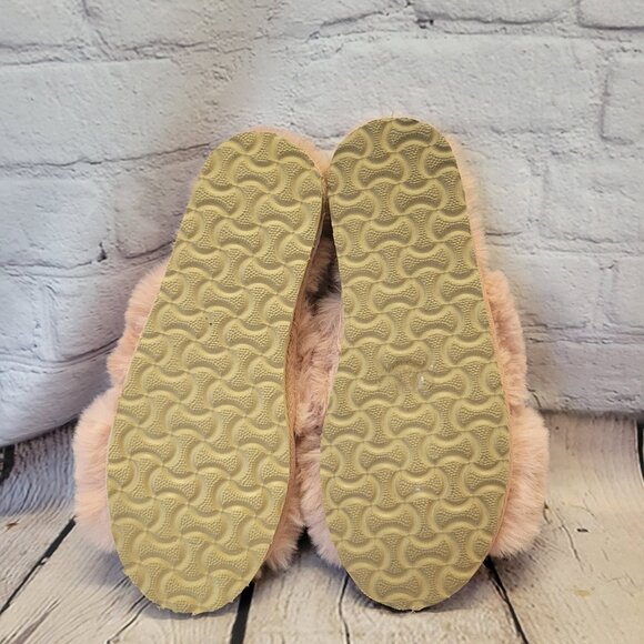 Sam Edelman Women's Jeane Fluffy Crisscross Slippers - Picture 6 of 6